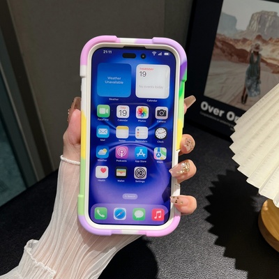 加厚防摔护屏一体折叠支架