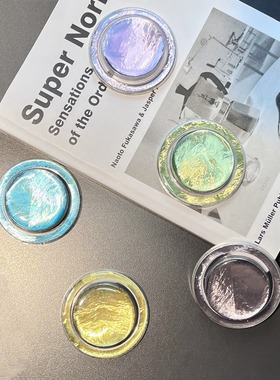 高级锡纸纹magsafe磁吸手机支架可伸缩气囊背贴网红新款手持指环扣强力磁性桌面支撑气垫适用苹果16promax15