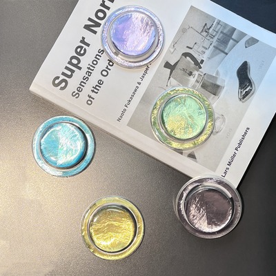 高级锡箔冰川纹磁吸气囊支架