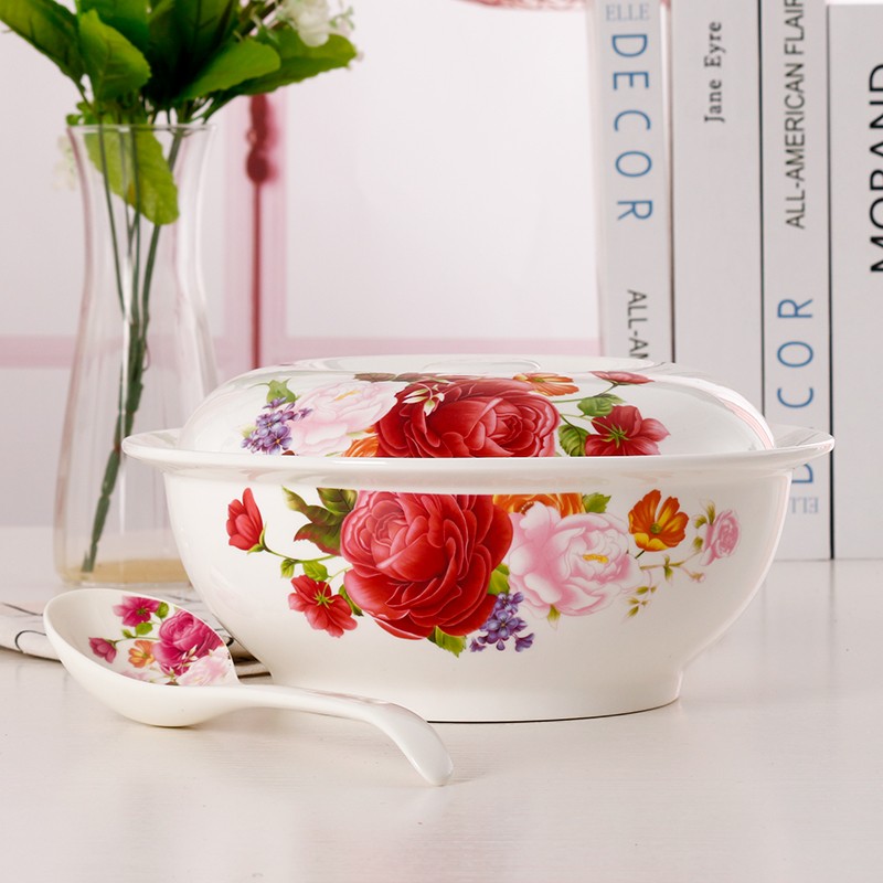 家用汤盆景德镇防烫手