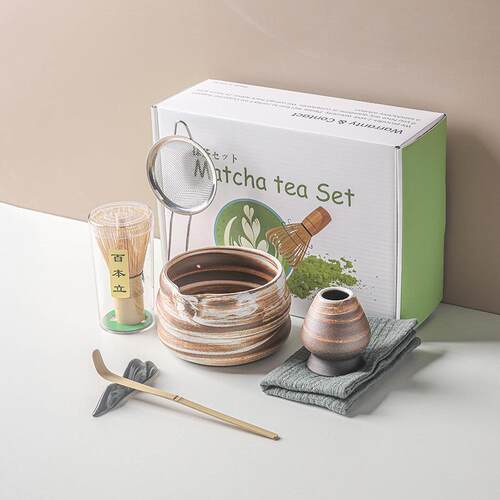 日式百本立抹茶工具礼盒套装