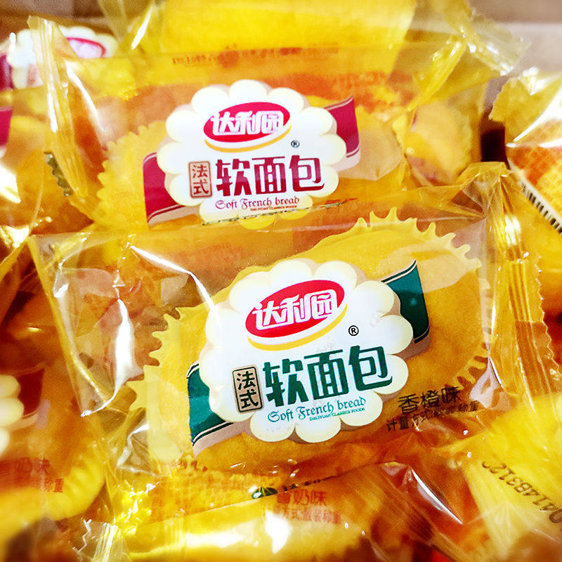 达利园软面包批发手撕法式1斤小蛋糕营养早餐5斤代餐零食整箱