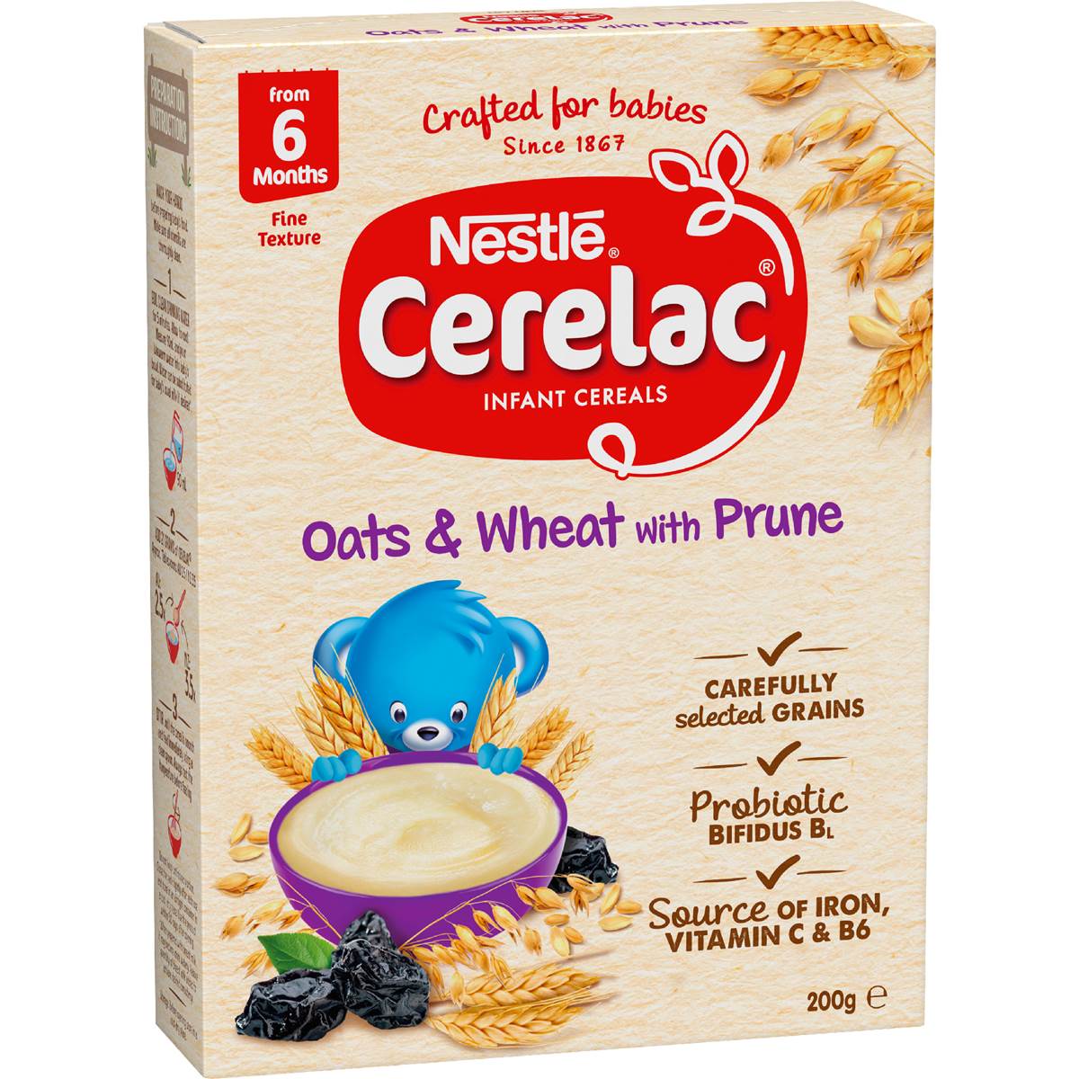 澳洲代购Nestle Cerelac雀巢婴幼儿米粉米糊200g宝宝辅食6月+