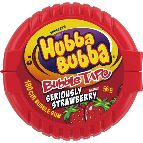 澳洲Hubba Bubba超大泡泡糖经典水果味口香糖180cm 卷尺糖 卷卷糖