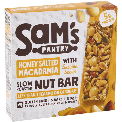 Sam'sPantry澳洲蜂蜜盐坚果棒