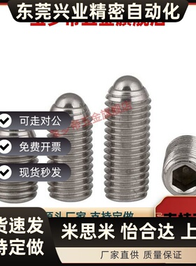 BSJL3/4/5/6/8/10/12/16加长型内六角304不锈钢球头柱塞 ZAH03