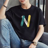 量大8块夏季新款2024现货主推男士休闲印花圆领短袖T恤DT073-P10，男装T恤，星座1816-1（原1210-1）