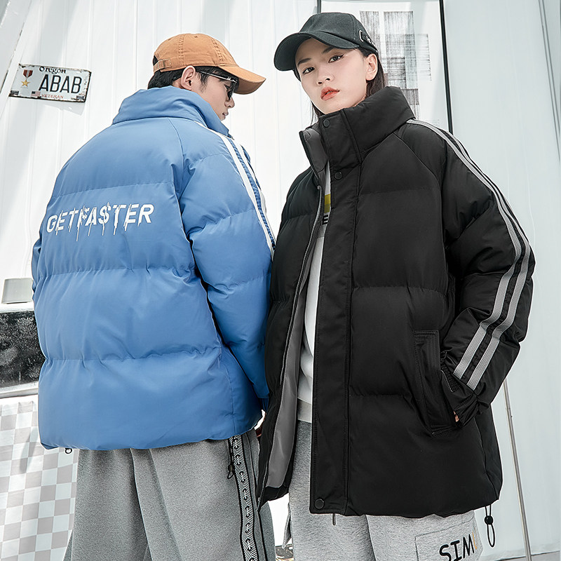 2025冬季新款韩版宽松情侣外套面包服加厚棉衣立领棉袄MY8201-P55图片