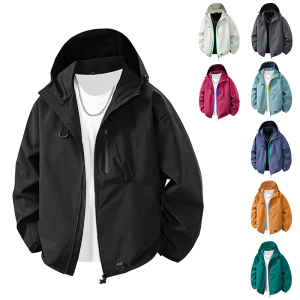 秋季新款男女三防户外登山服青少年学生冲锋衣夹克外套潮7870-P45图片