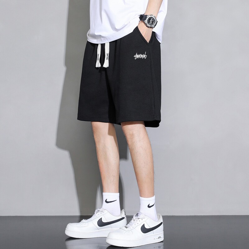量大有差价2025夏季新款潮流男士大码印花华夫格短裤DK725-P15,男装休闲裤,星座1816-1（原1210-1）