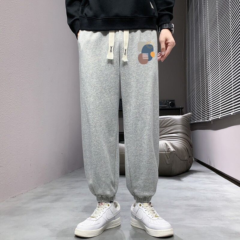 秋冬新款现货潮流男士卡通印花长裤休闲学生运动裤卫裤K909-P15,男装休闲裤,星座1816-1（原1210-1）