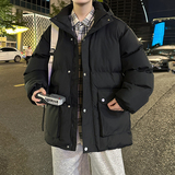2025冬装新款情侣棉衣男女短款加厚满印港风连帽外套MY8809-P68，男装棉衣，星座1816-1（原1210-1）