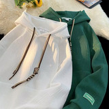 春装主推现货2025男装大码青年潮牌提花连帽卫衣外套WY181-P30，男装卫衣，星座1816-1（原1210-1）