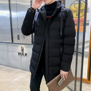 M-7XL冬季2025新款男士中长款大码连帽棉衣棉服MY9588-P60大码P70图片