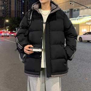 2025冬季新款连帽M-8XL保暖棉服中性潮百搭外套MY666-P68大码P73图片