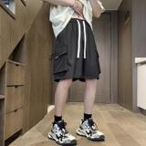 量大有差价主推2025夏季青少年潮流大口袋工装五分短裤DK1111-P23，男装牛仔裤，星座1816-1（原1210-1）