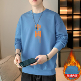 抖音直播2025秋冬新款潮男印花加绒卫衣套头JR083-P19，男装卫衣，星座1816-1（原1210-1）