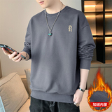 抖音直播现货2025秋冬男士加绒圆领大码套头卫衣JR179-P19，男装卫衣，星座1816-1（原1210-1）