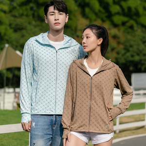 2025夏季字母青少年UPF50+防晒衣男超薄款冰丝防晒服外套1888-P25图片