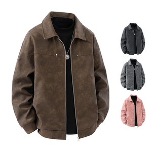 2025秋季新款男皮衣帥氣機(jī)車飛行夾克美式戶外機(jī)能外套PY2377-P53圖片