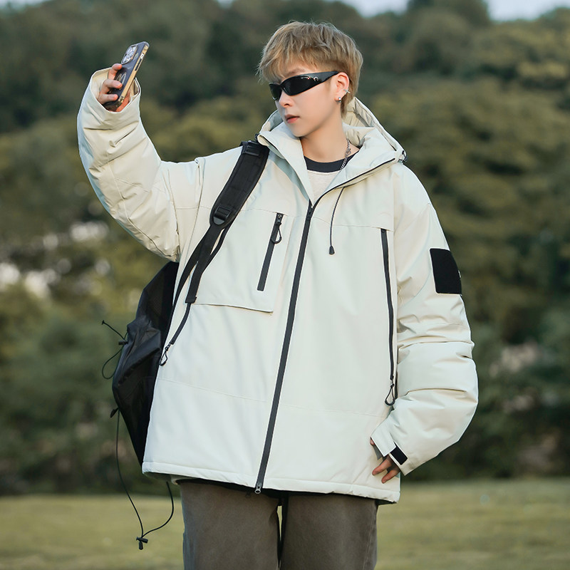 2025冬季冲锋衣男石墨烯棉服工装情侣外套加厚登山棉衣MY891-P65,男装夹克,星座1816-1（原1210-1）