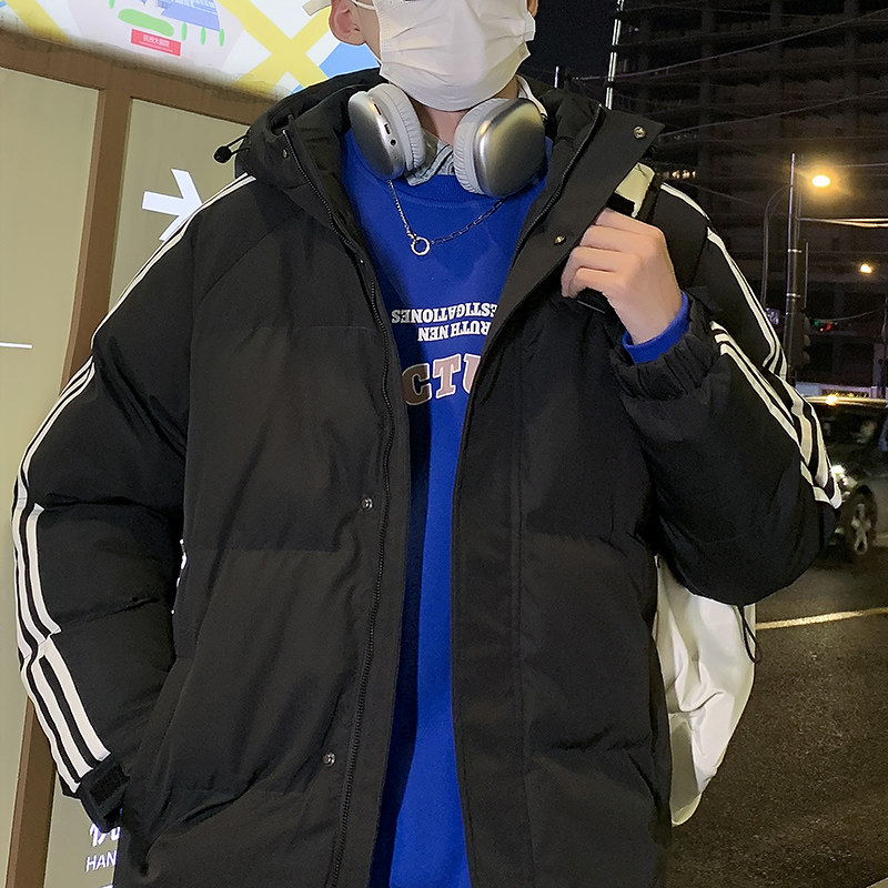 冬季2025新款大码保暖棉服男潮牌加厚棉袄情侣连帽棉衣MY8202-P60,男装棉衣,星座1816-1（原1210-1）