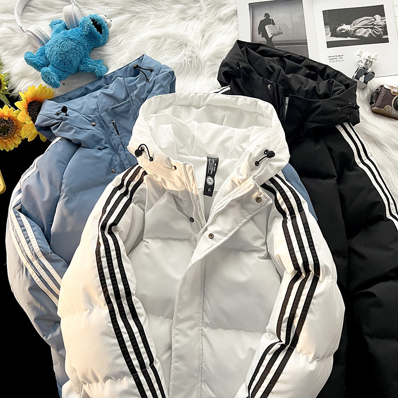 冬季2025新款大码保暖棉服男潮牌加厚棉袄情侣连帽棉衣MY8202-P60,男装棉衣,星座1816-1（原1210-1）