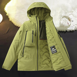2025冬季冲锋衣男石墨烯棉服工装情侣外套加厚登山棉衣MY891-P65,冬季矮个子保暖时尚穿搭图片
