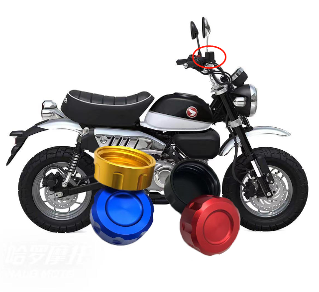 适用于HONDA MONKEY125  DAX125 摩托车改装CNC油杯装饰盖保护盖