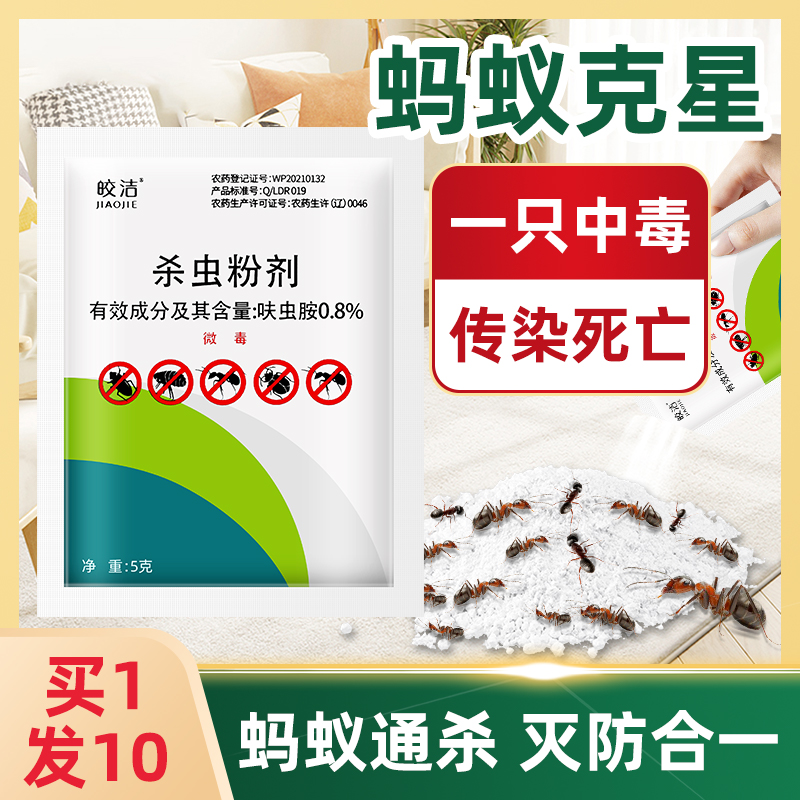 蚂蚁药杀虫剂家用白蚁防治专用一锅全窝室内非无毒杀蚁饵户外灭端