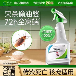 皎洁杀偷油婆药打偷油婆喷雾剂灭蟑螂药家用非无毒非全窝端特效去