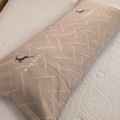 100%纯棉枕套1米长条形全棉48X120/150/180cm双人情侣加长枕头套