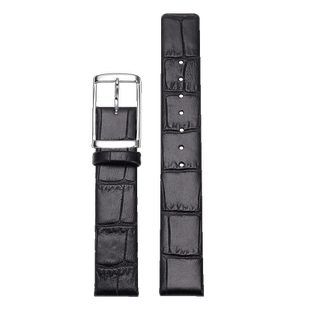 适配CK手表带针扣皮表带K2Y211 K2Y231 K2M23鳄鱼纹真皮手表带男