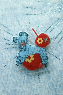 sorgenti宋妍霏同款 宝石小狗可爱原创设计气囊 bingo手机支架