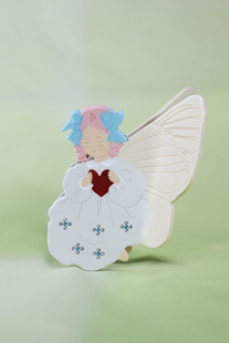 孙千林允同款sorgenti原创设计拇指姑娘抓夹鲨鱼夹梦幻童话感