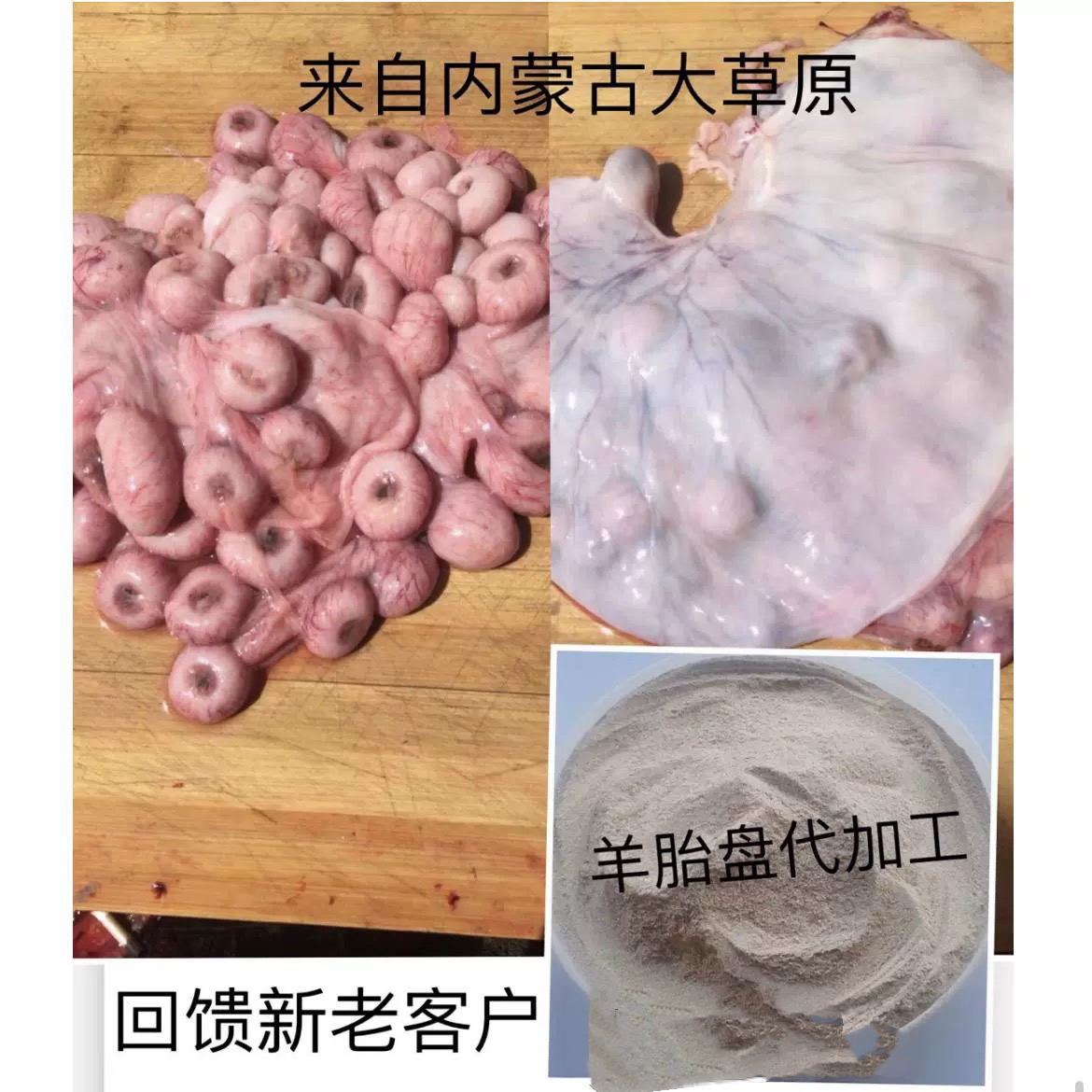 新鲜羊胎盘冻干粉 散装120克 丸状120克 胶囊300粒 默认发散装