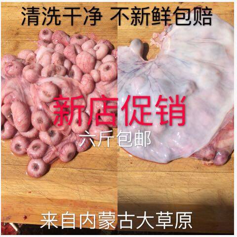 新鲜羊胎盘羊胎衣 六斤装简单清洗 不含杂质  包邮代磨粉