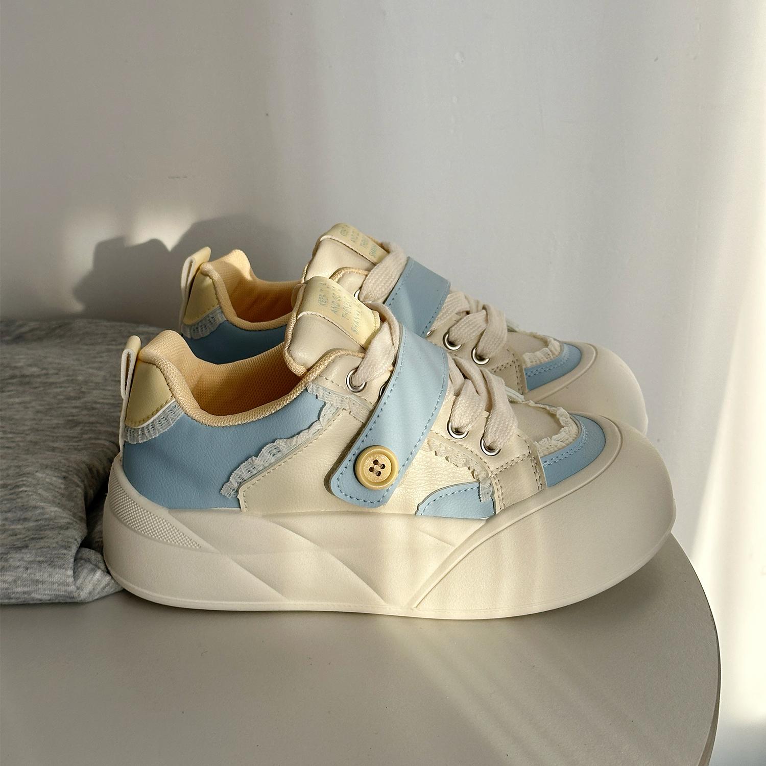 荔枝公园2025新款厚底板鞋女