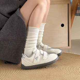 女鞋 爆款 厚底板鞋 小白鞋 荔枝公园百搭德训鞋 运动鞋 子女2026新款