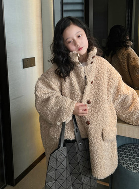 儿童毛绒大衣 23d082