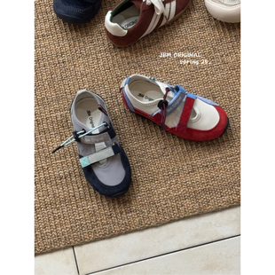 美妞之城女童超洋气撞色夏季玛丽珍休闲鞋JBM鞋子春夏新款