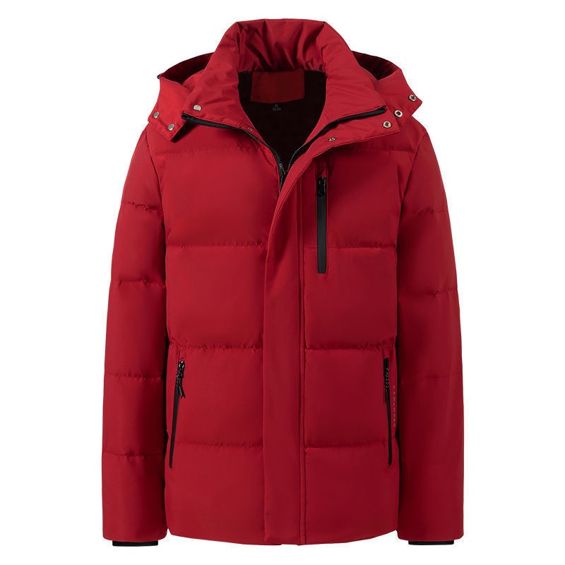 男士红色羽绒服本命年