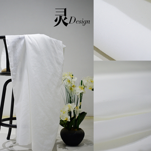 汉服纯白制衣服装裙子防透打底内衬里布布料纯棉薄柔软设计师面料