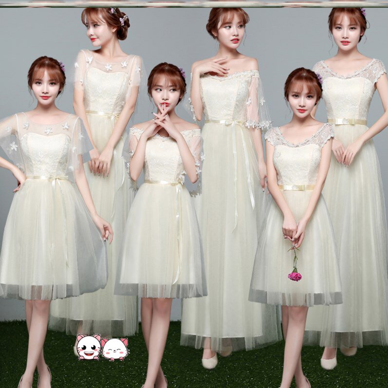 student collocation Bridesmaid Dresses Strapless dress 2019 cool and refreshing Show thin Evening dress Chinese style princess white Sen family Korean Editionin the Women's clothing/Boutique , Wedding/Cheongsam/Formal dress , Formal dress/Evening  category - from Buy2taobao.com to provide professional Taobao agent buy service