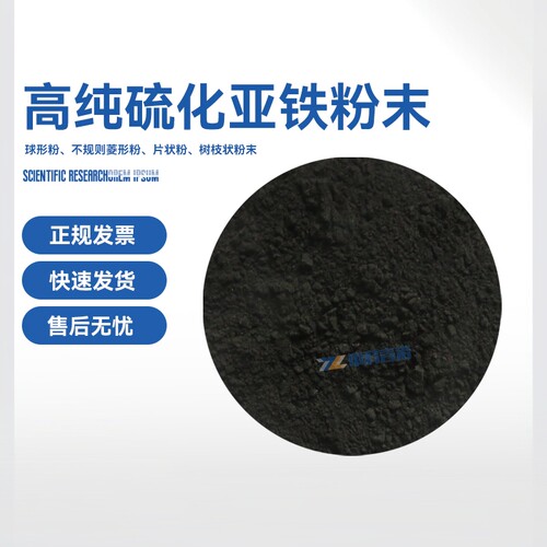 硫化亚铁粉 超细硫化亚铁粉末 高纯硫化亚铁粉末FeS粉现货可定做