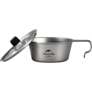 乐风带盖雪拉碗轻量钛碗户外便携式野餐露营挪客装备【挪客】