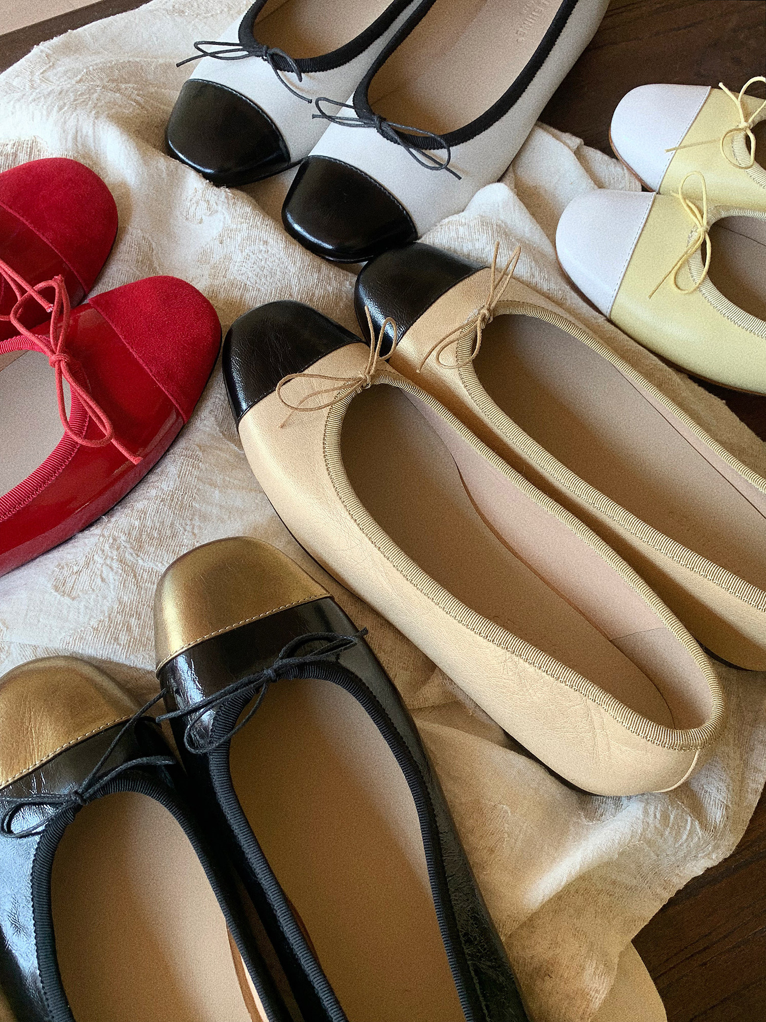 【benefanfan】气质拼接芭蕾舞鞋真皮底里外全皮固特异平底单鞋女,女鞋,时尚芭蕾鞋,淘宝优惠券,粉丝福利购,淘宝优惠卷