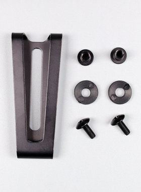 不锈钢K鞘腰夹配件 刀鞘多功能背夹战术防丢鞘套夹刀套夹子配螺丝