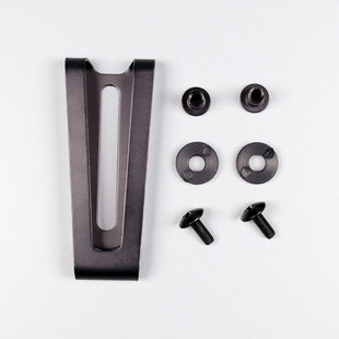 不锈钢K鞘腰夹配件 刀鞘多功能背夹战术防丢鞘套夹刀套夹子配螺丝