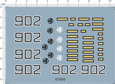 飞机模型 1:48 SU-35 苏35(战斗机)通用标志.专用水贴 61600